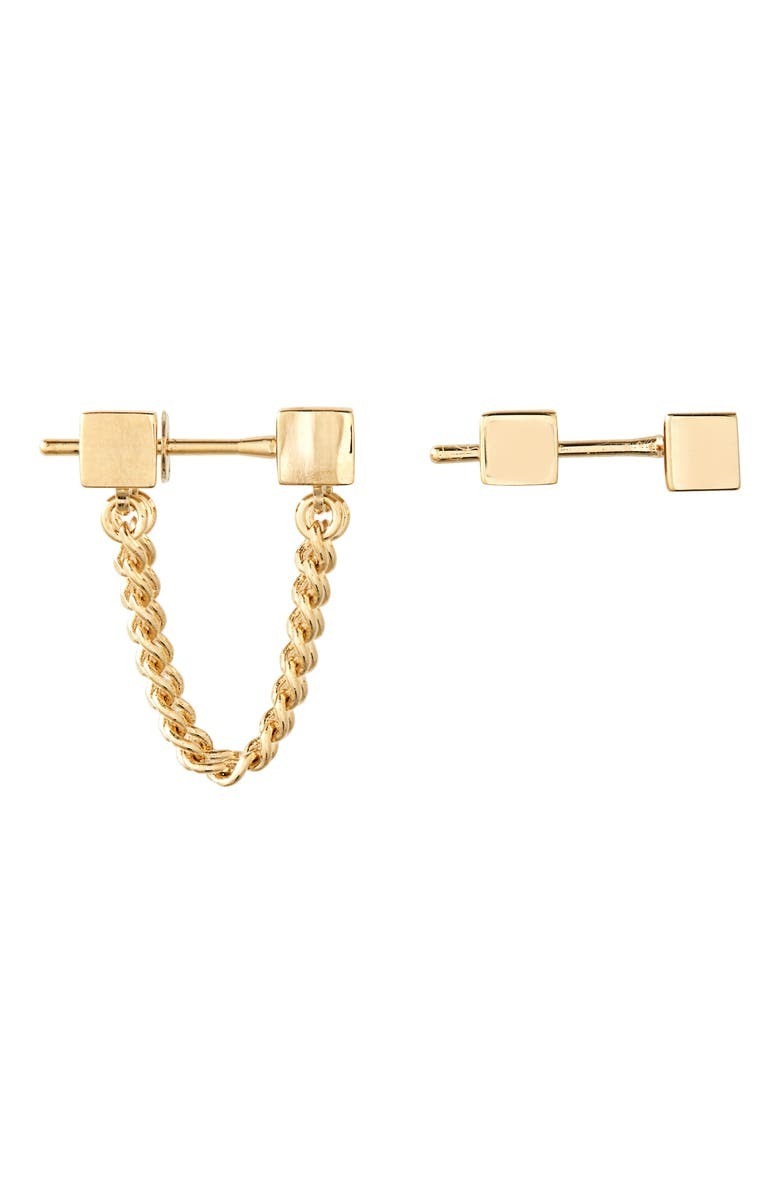 ◆Saint Laurent サンローラン◆アシンメトリー チェーンピアス ◇Saint Laurent サンローラン◇アシンメトリー チェーンピアス