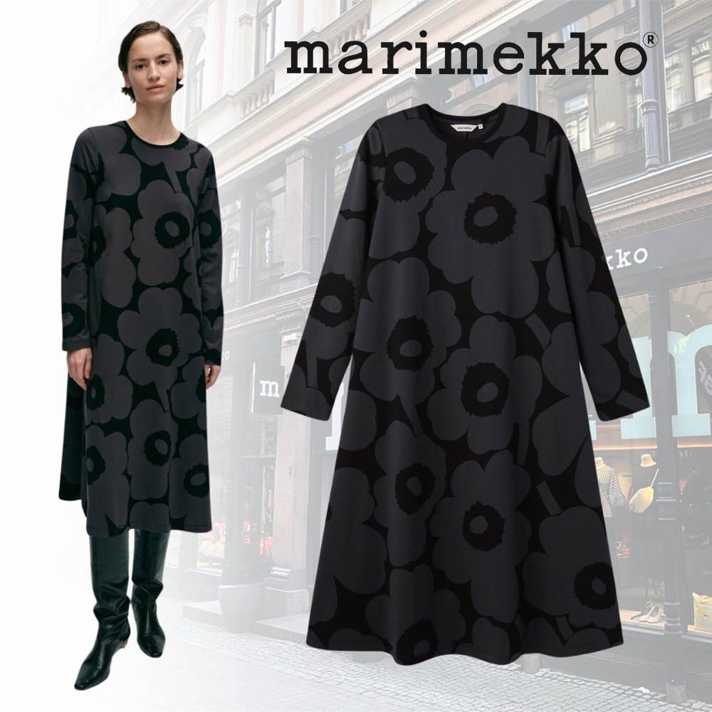24SS ●marimekko● Lehtokielo Unikko ワンピース
