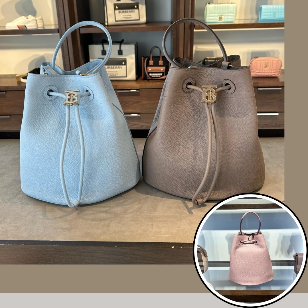 ★Burberry(バーバリー)★SM ドローストリングバケット バッグ