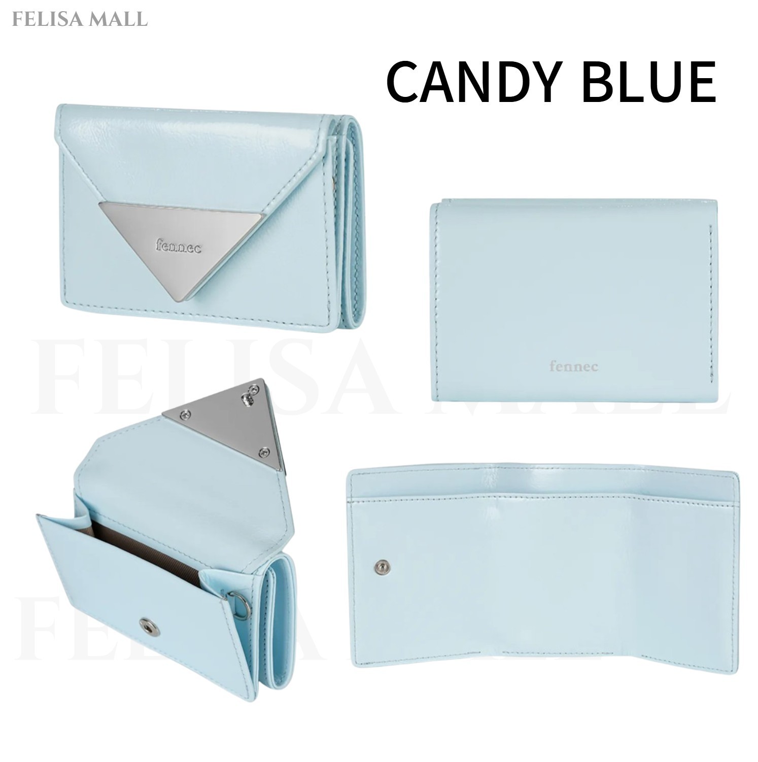 折りたたみ財布 Fennec CRINKLE SOFT CARD CASE CANDY BLUE FM1CW01CLF CRINKLE SOFT CARD CASE - CANDY BLUE | ファッション通販サイト