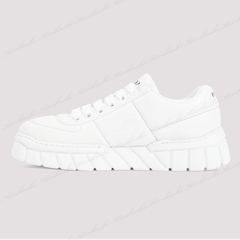 ◇PRADA 23AW◇ レースアップ トライアングル ロゴ スニーカー◇