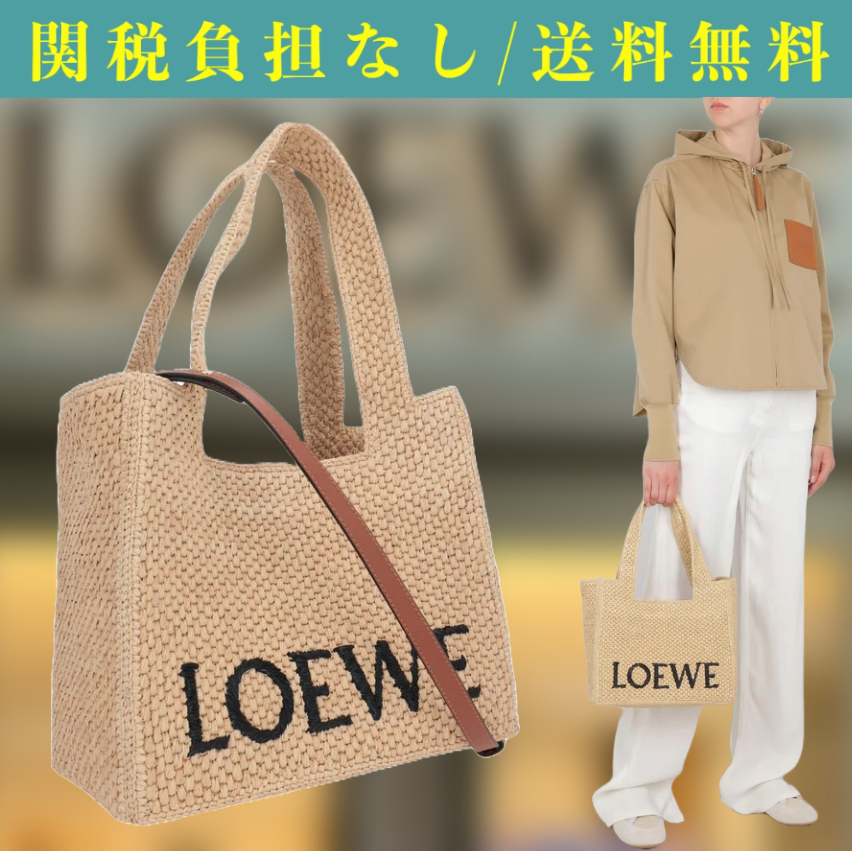 関税負担なし☆LOEWE ロエベフォント トート ミディアム