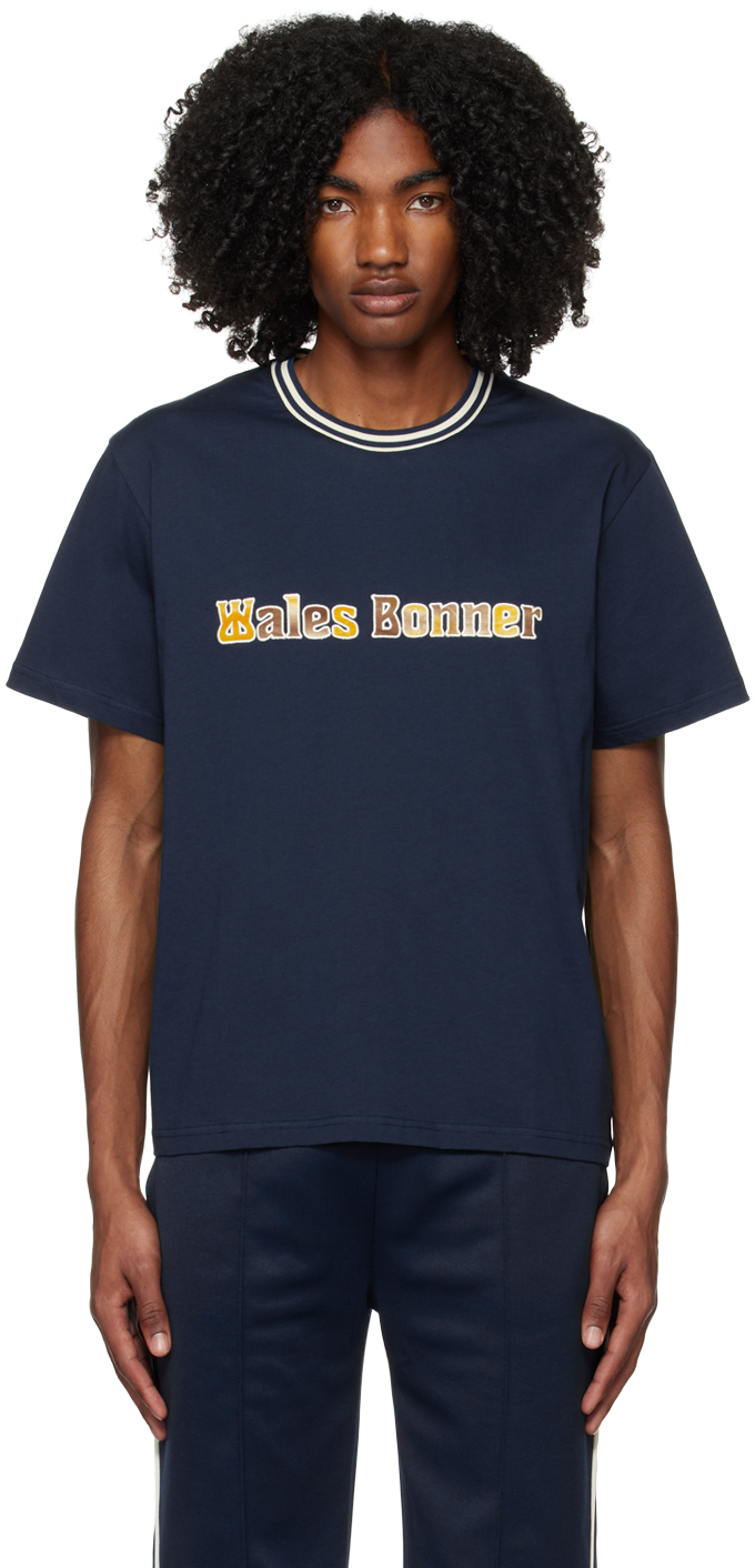 【関税込み】Wales Bonner ネイビー Original Tシャツ