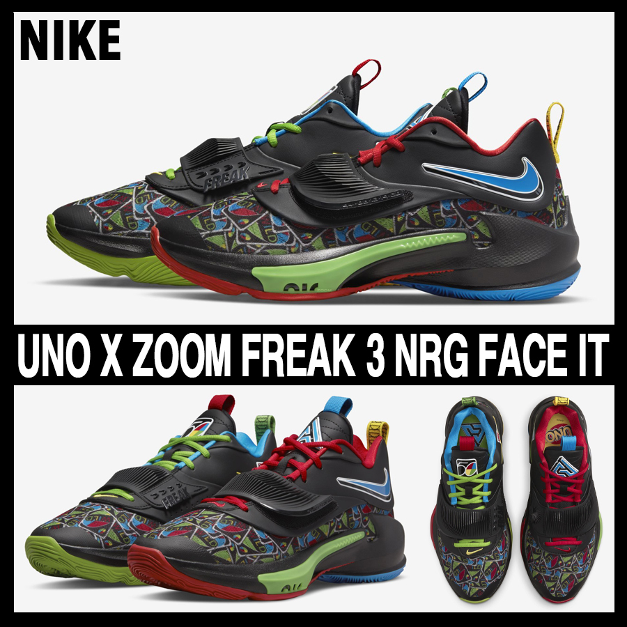 ★NIKE x UNO★コラボ★ZOOM FREAK 3 NRG FACE IT★追跡可