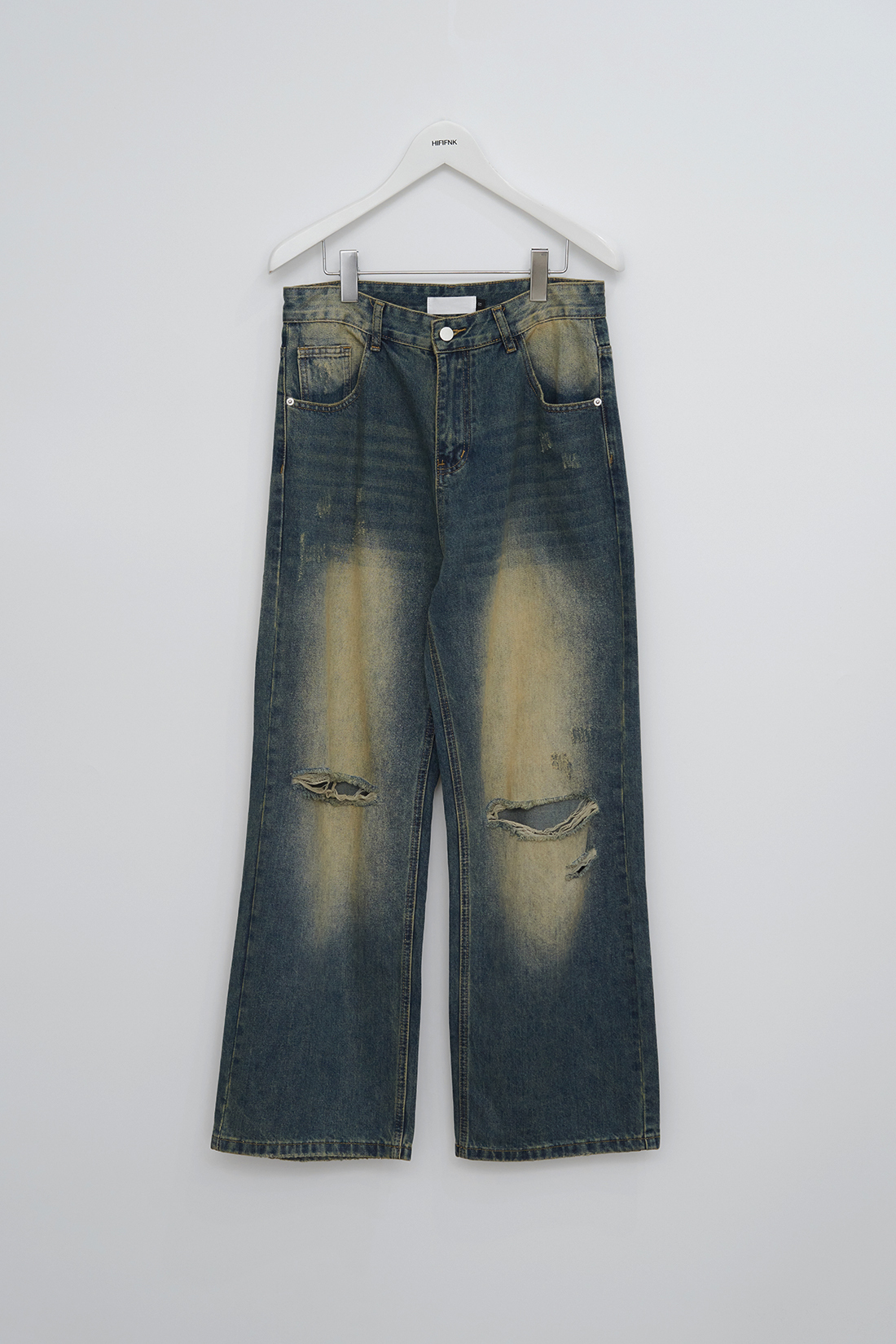 【HI FI FNK】Far Vintage Wide Denim HI FI FNK】Far Vintage Denim