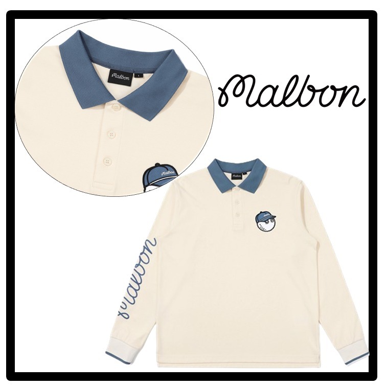 ★関税込★MALBON GOLF★Malbon Bucket Collar T-Shirt★