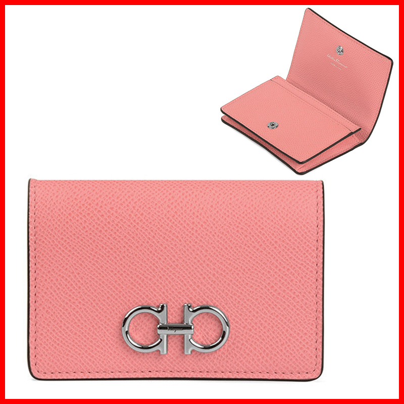 FERRAGAMO(フェラガモ) ロゴプレート レザーウォレット 財布・小物