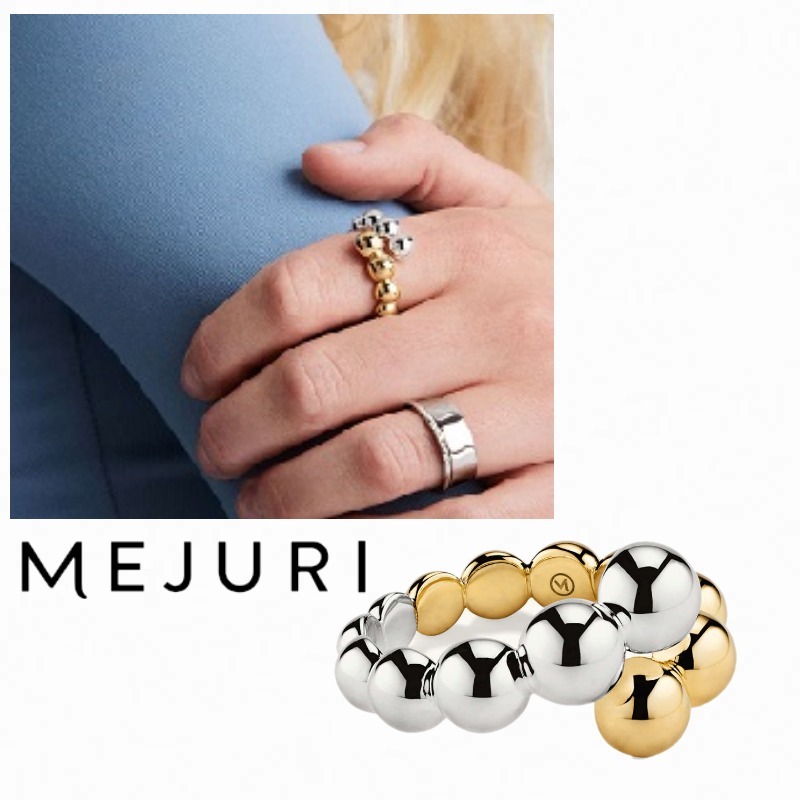 【MEJURI】バブルミックス バイパスリング 関税込