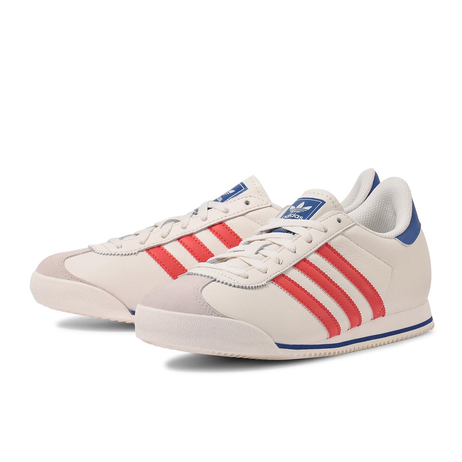 国内配送 adidas K 74 CRYSTAL WHITE/BRIGHT RED/ BLUE
