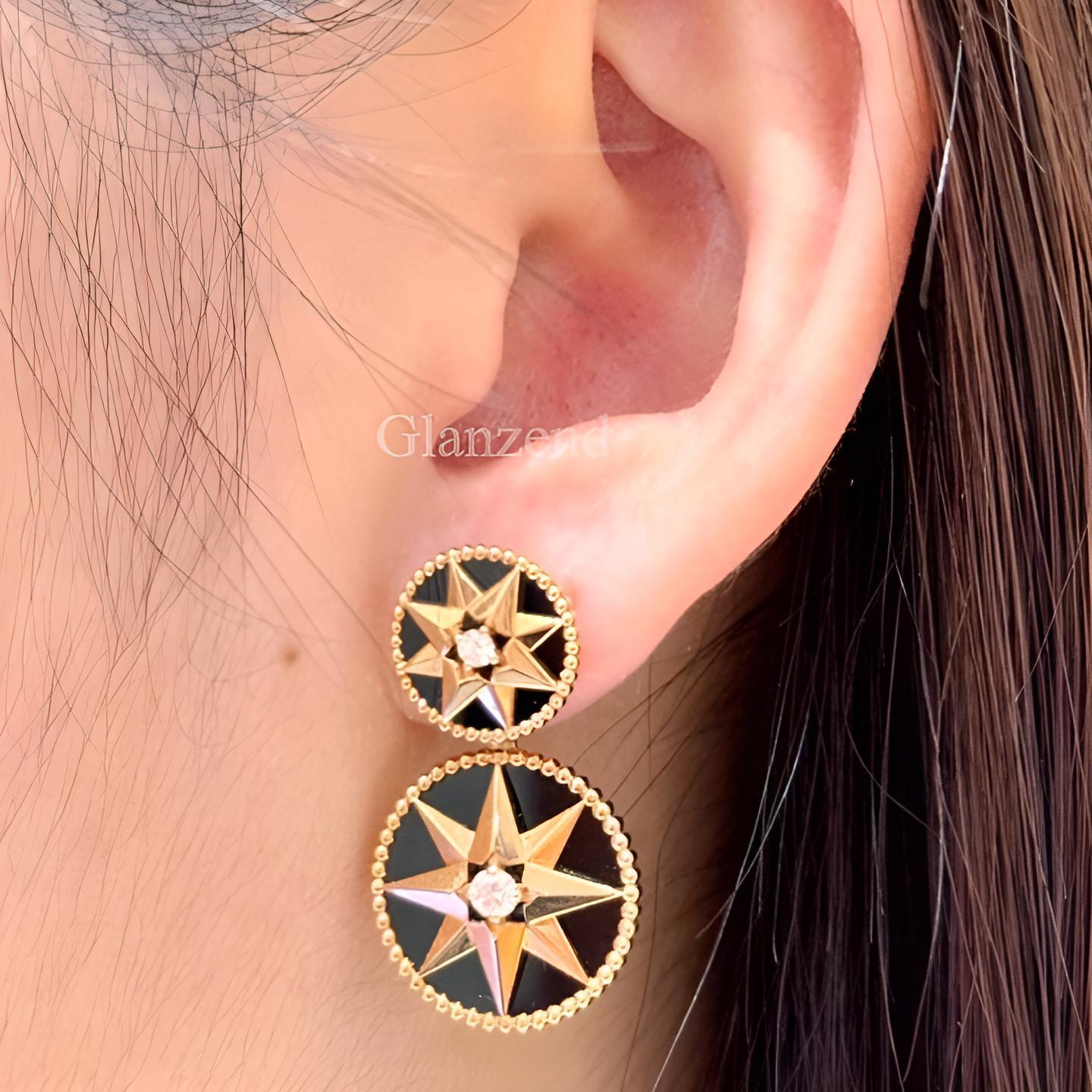 【カジュアルコーデをクールに】 DIOR ピアス 3点セット ☆キラキラ新作☆DIOR スーパーコピー ピアス Tribales ピンク