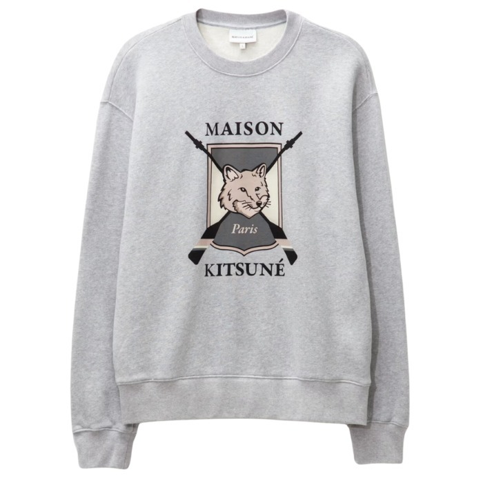 【MAISON KITSUNE】カレッジ フォックス プリント スウェット