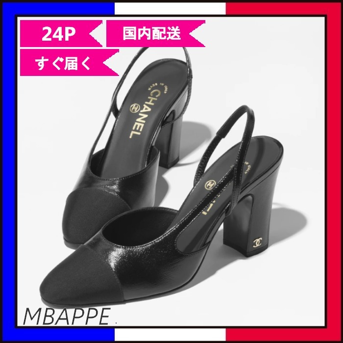 《24P》素敵♪【CHANEL】シャネル スリングバックシューズ