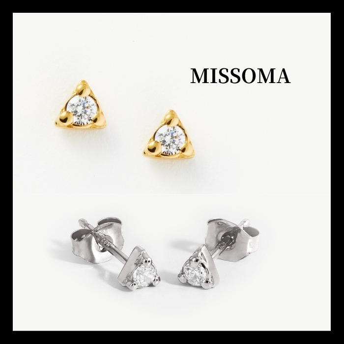 関税送料込【MISSOMA】プリズムスタッドピアス