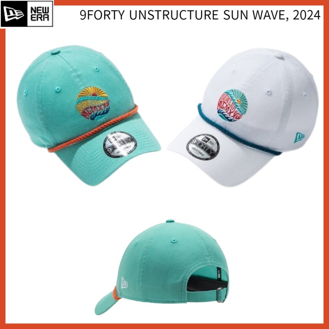 Newera■Sun Wave Unstruck Ball Cap■送料込