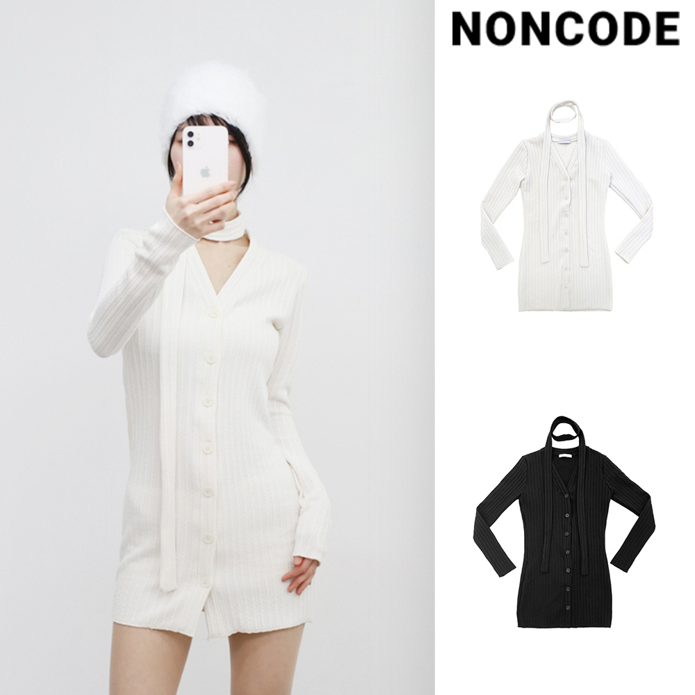 【NONCODE】Cardina button mini one piece (mini muffler set)