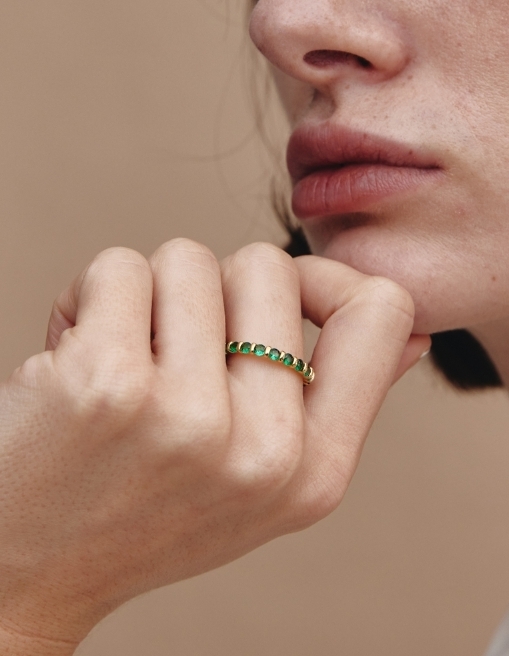 【HYERES LOR】24SS★ Essence SV(Y) 2.5MM Tennis Ring