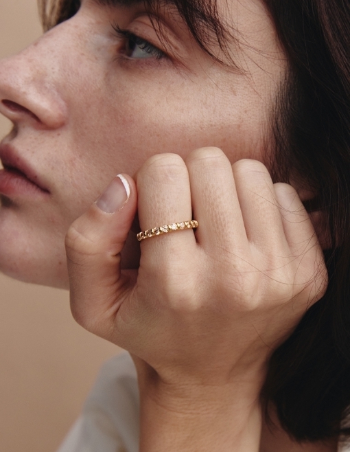 【HYERES LOR】24SS★ Essence SV(Y) 2.5MM Tennis Ring