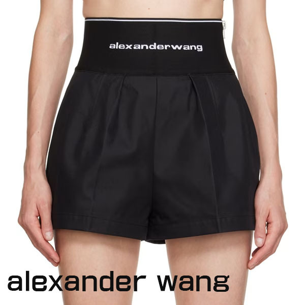 新品 alexanderwang ハイウエスト ショートパンツ