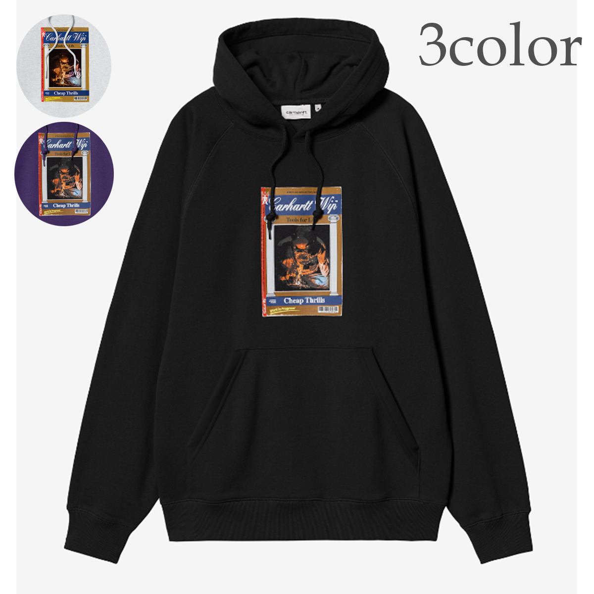 パーカー・フーディ CARHARTT HOODED CHEAP THRILLS SWEATSHIRT 4KS167
