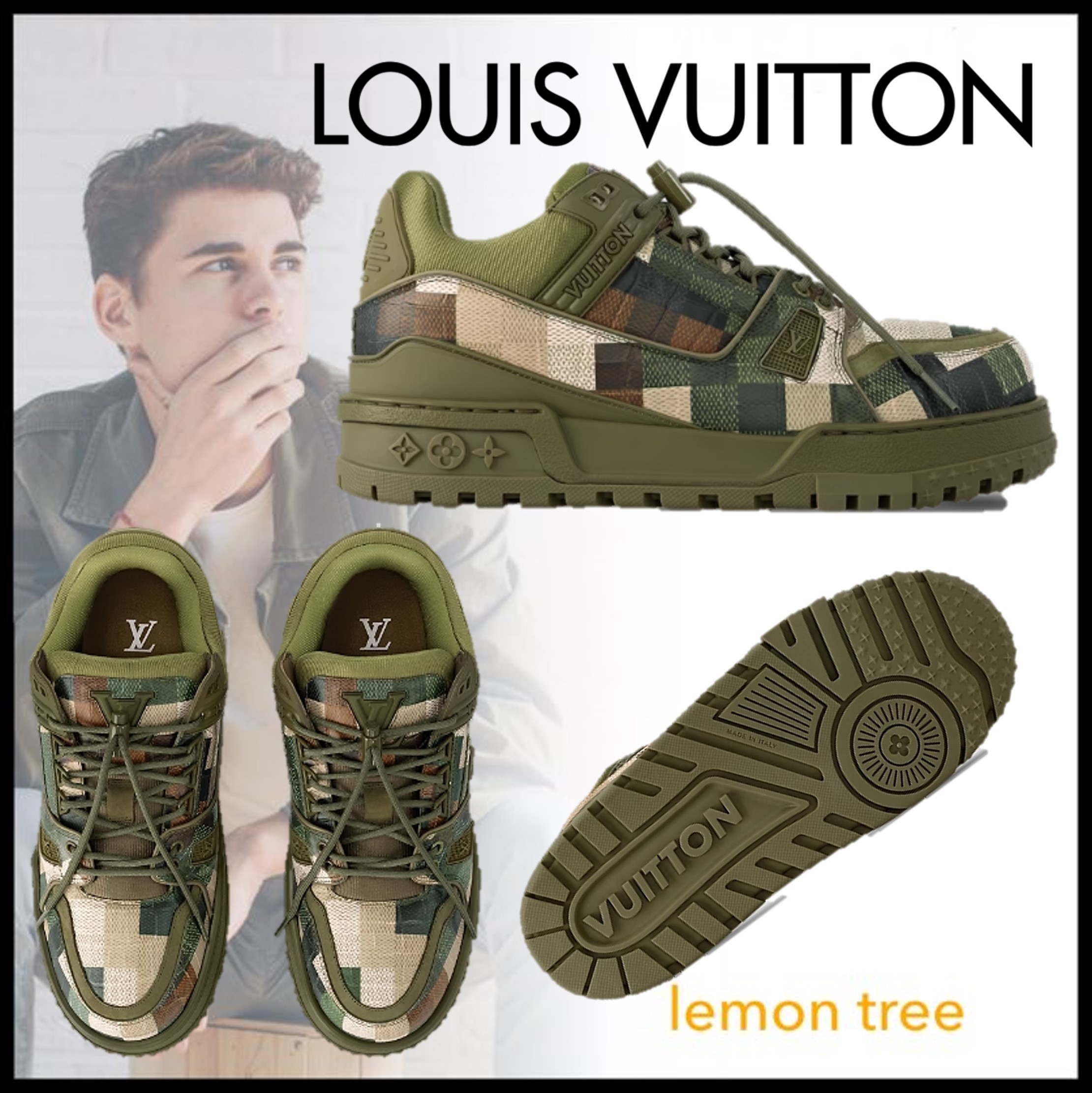 【Louis Vuitton】トレイナー マキシ・ライン スニーカー 1ACNCT