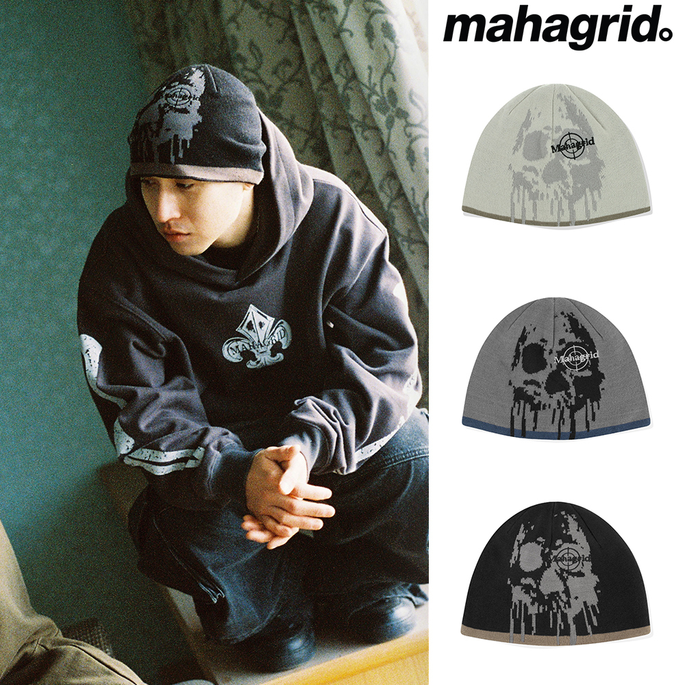 【mahagrid】24SS★ DEAD POINT BEANIE