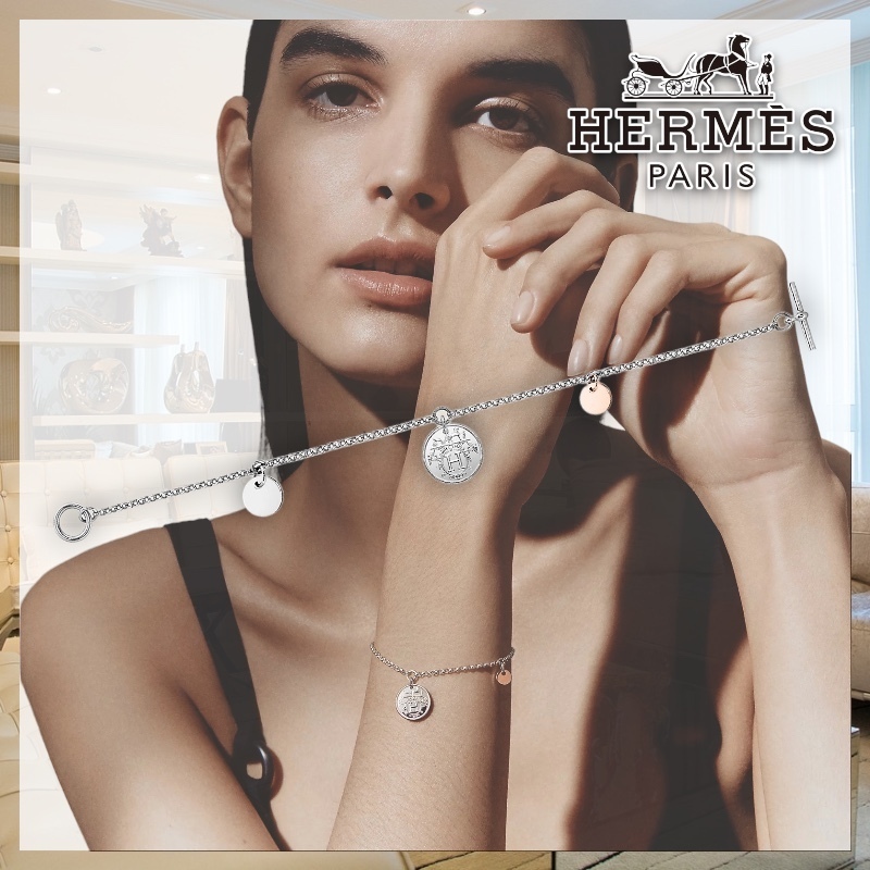 【煌びやか】HERMES《エクス・リブリス》ブレスレット PM