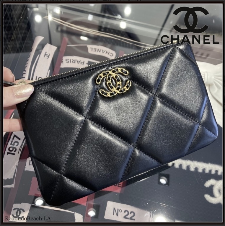 【小物入れ＆旅行に大活躍】CHANEL★ポーチ★クラッチバックにも