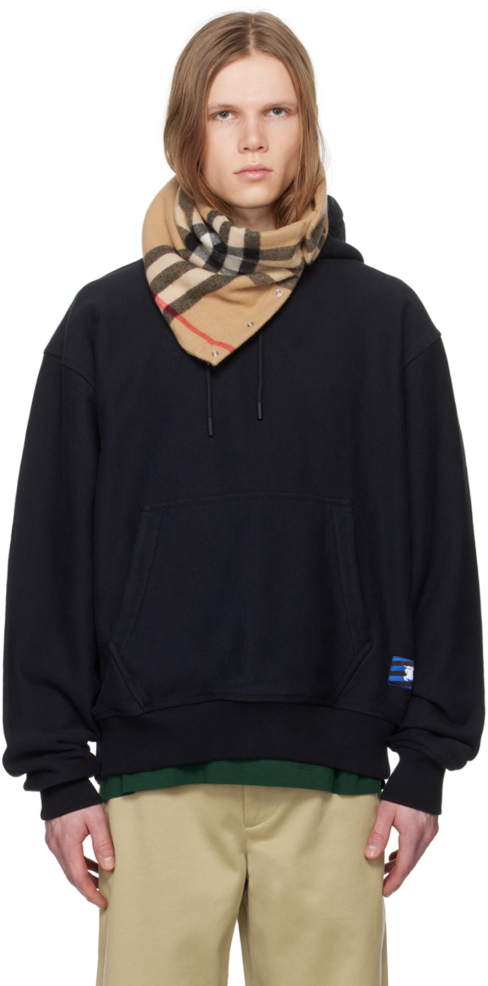 【関税込み】Burberry ブラック オーバーサイズ フーディ