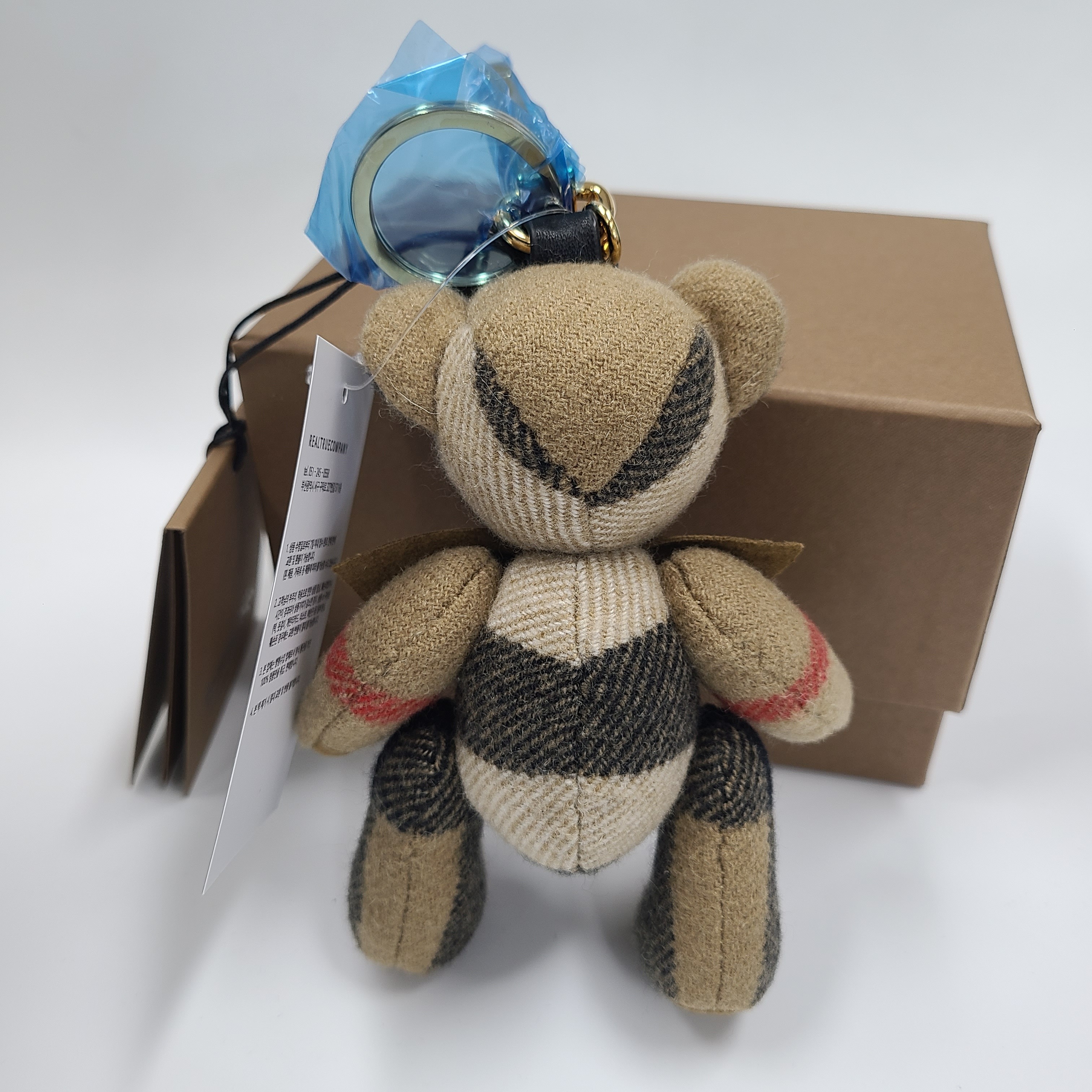 バーバリー トーマスチェックキーリング 楽天市場】BURBERRY バーバリー バッグチャーム LS THOMAS CHARM