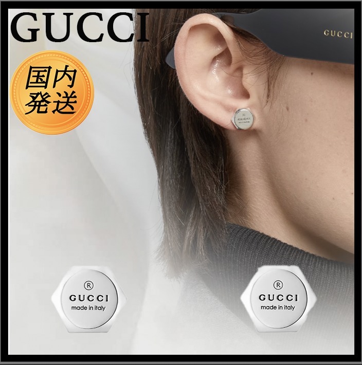 【国内発送★GUCCI】トレードマーク スタッズ ピアス