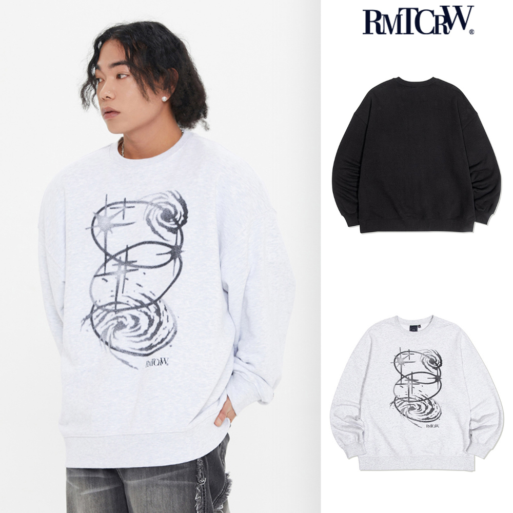【ROMANTIC CROWN】24SS★ SHINING EFFECT CREWNECK