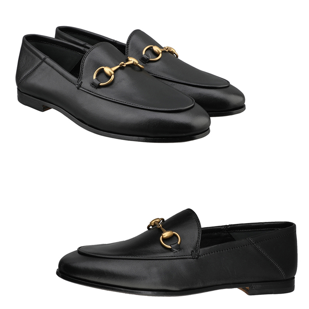 関税負担なし☆GUCCI グッチ レザー ホースビット ローファー