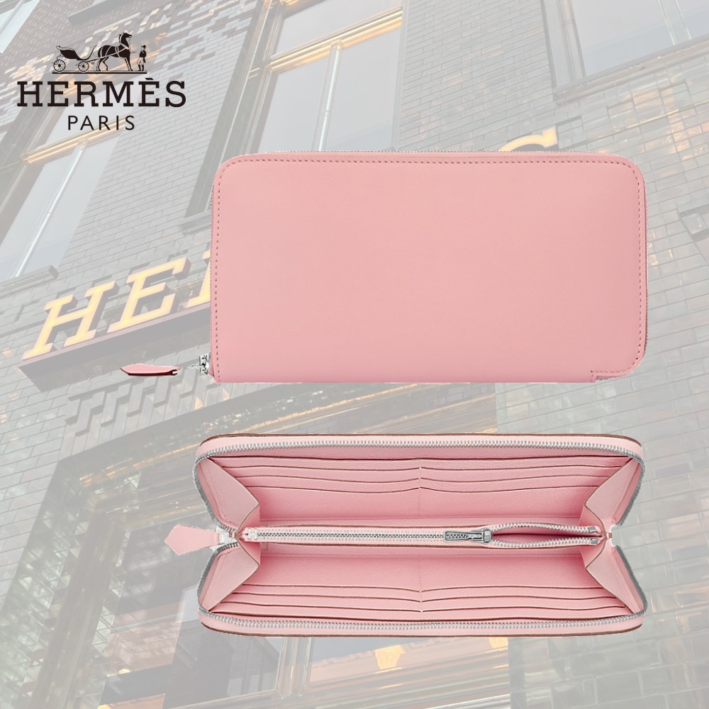 【シンプルなデザインが◎】HERMES Azapクラシックウォレット