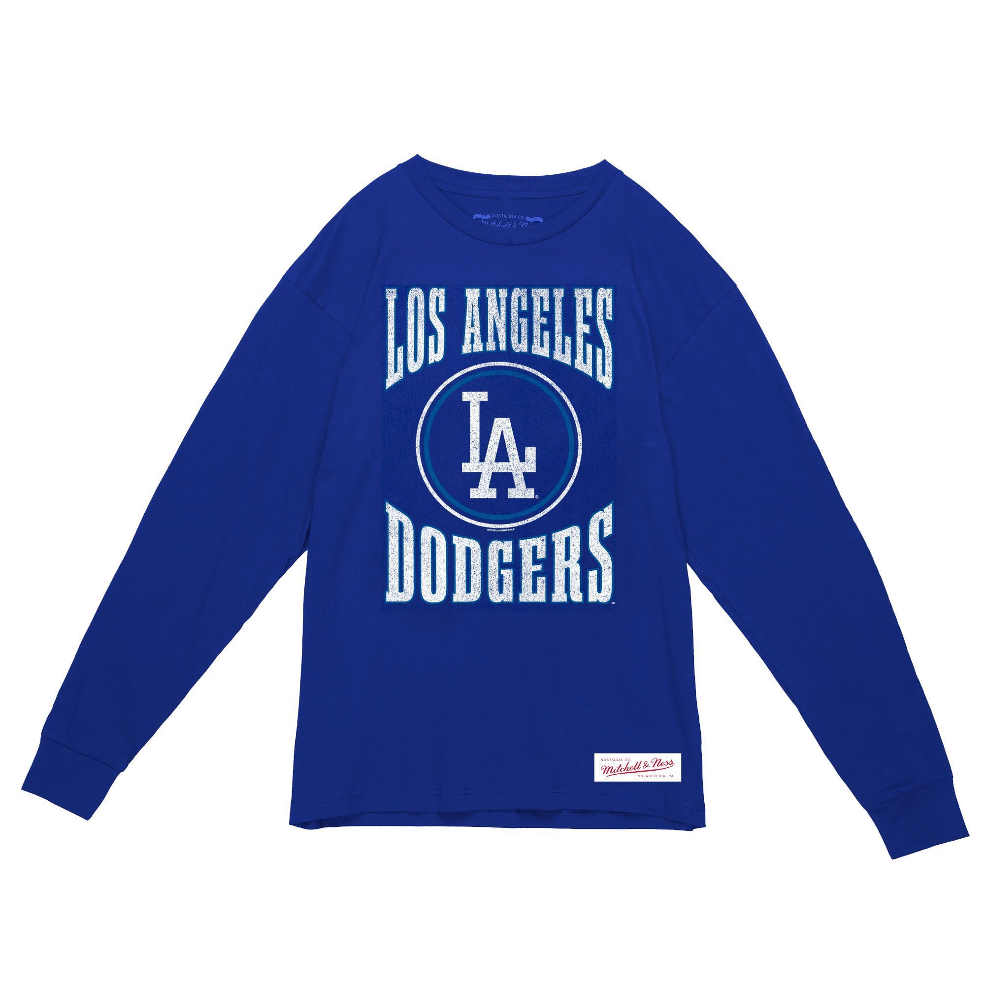 Mitchell & Ness MLB ロサンゼルス ドジャース ロゴ Tシャツ