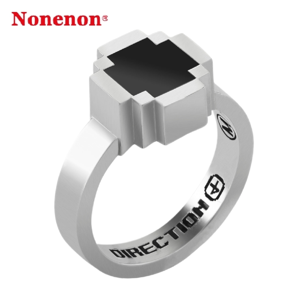 ピクセルリング [NONENON] PIXEL CIRCLE RNG SILVER925