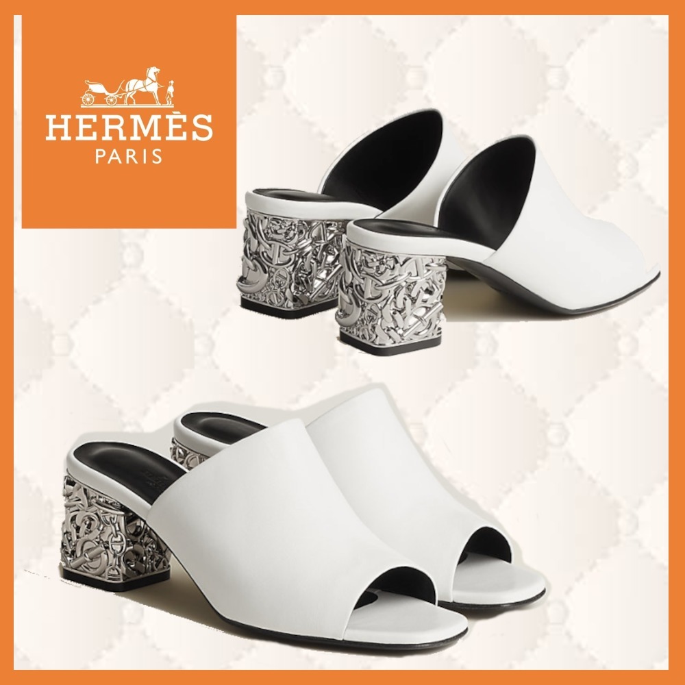 ＊安心の国内配送＊【HERMES】サンダル グロッシー60