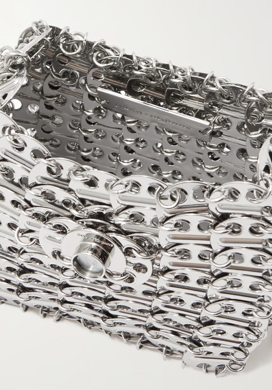 人気上昇中《PACO RABANNE》Silver 1969 Flap BAG