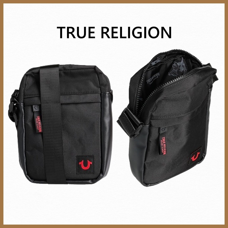 【TRUE RELIGION】ロゴ スモール ショルダー クロスボディバッグ