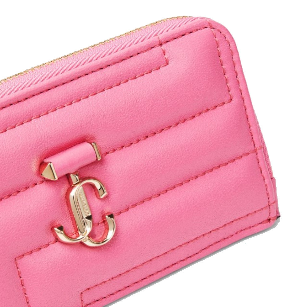 【Jimmy Choo】Lise-Z JC エンブレム付き カード ホルダー Jimmy Choo】Lise-Z JC エンブレム付き カード ホルダー (Jimmy