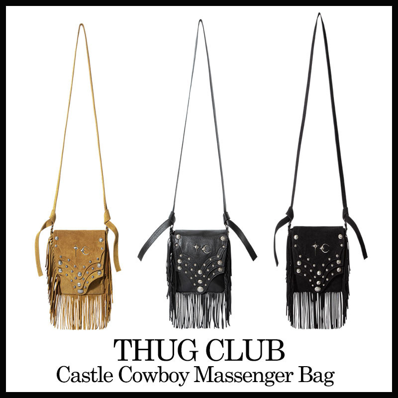 人気 ☆THUG CLUB☆CASTLE COWBOY MASSENGER BAG