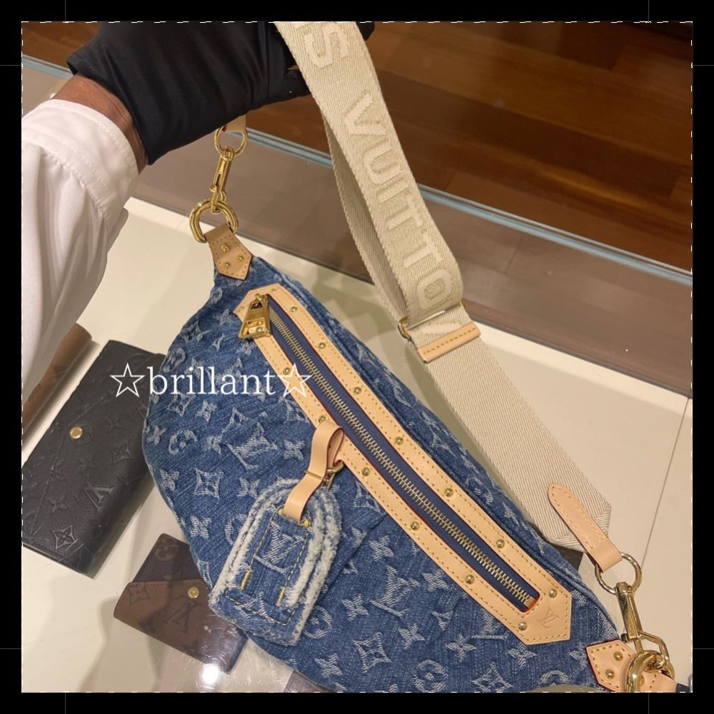 【★LouisVuitton】ハイ・ライズ デニム バムバッグ