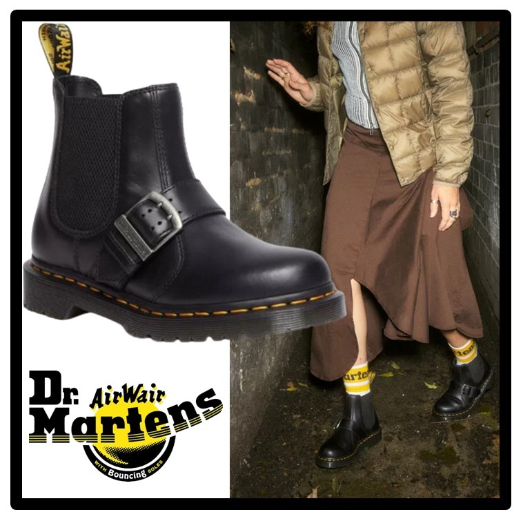 ☆送料 関税込☆Dr.Martens★2976 BUCKLE PULL UP CHELSEA BOOTS