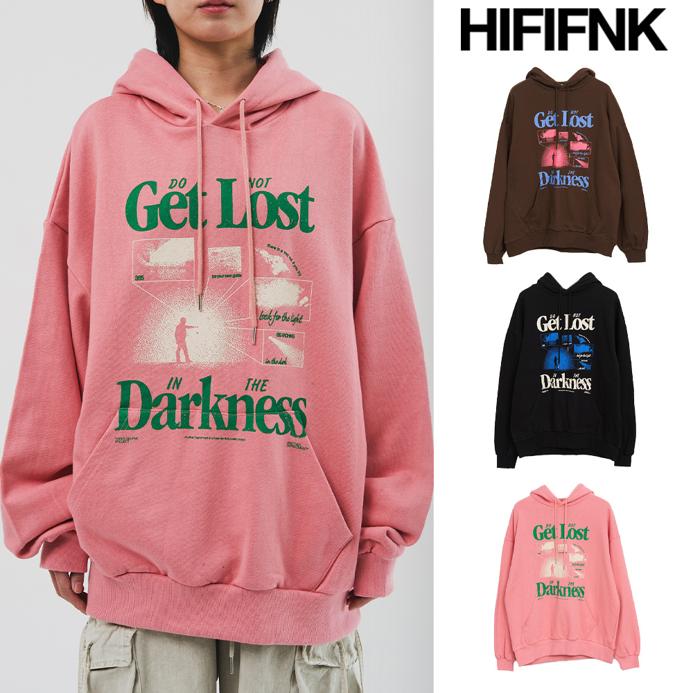 【HI FI FNK】Lost Printed Hoodie