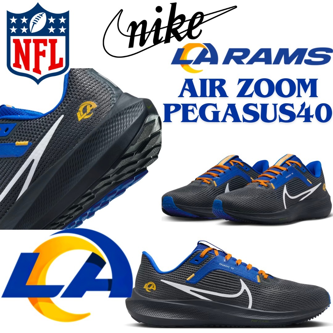 【US限定】ナイキ NFL Los Angeles Rams Air Zoom Pegasus40