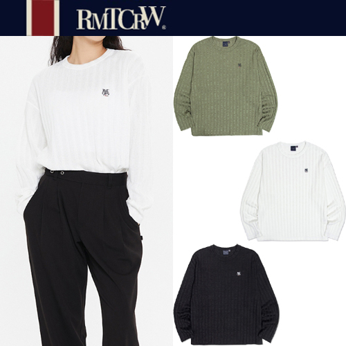 ★2024FW新作★ROMANTIC CROWN★WIDE KNIT CREWNECK