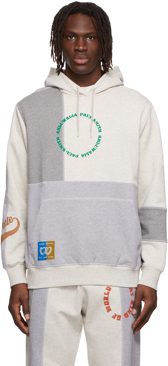【関税込み】Ahluwalia &PaulSmith SSENSE限定 グレー フーディ