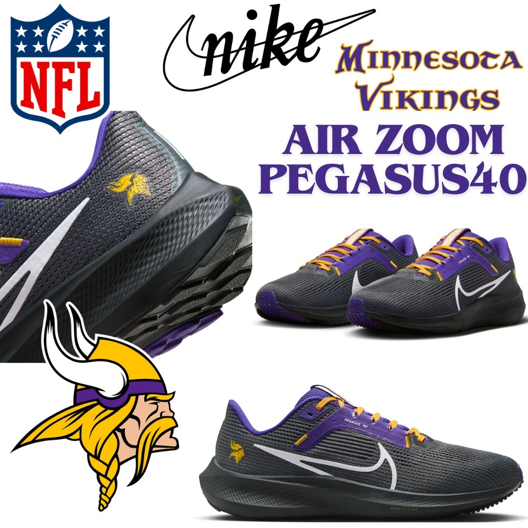 【US限定】NIKE NFL Minnesota Vikings Air Zoom Pegasus40