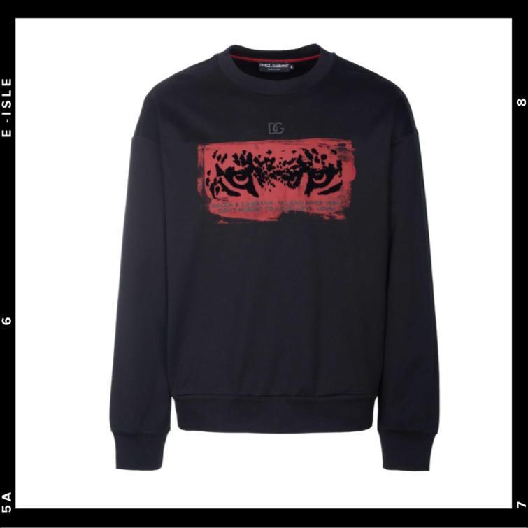 希少【Dolce&Gabbana】ロゴプリントスウェットシャツ