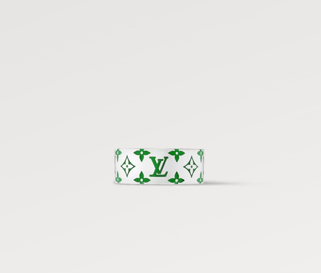 LOUIS VUITTON メンズ リング・LV モザイク / M1404M M1404L