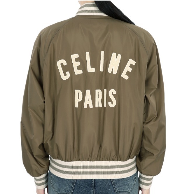 追跡あり★CELINE★ロゴ入り 軽量ナイロンジャケット